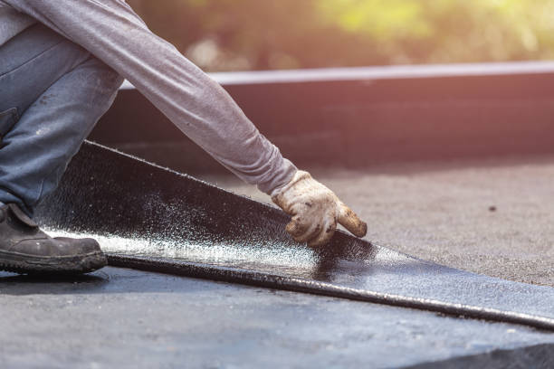 Professional Crawl Space Encapsulation technician working in Fortescue, NJ